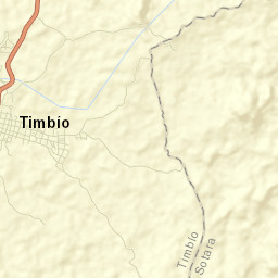 Timbío Street Map