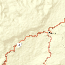 Rosas Street Map