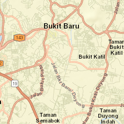 Kampung Bukit Baharu Street Map