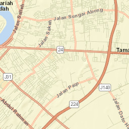 Muar Street Map