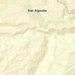 San Agustín Street Map