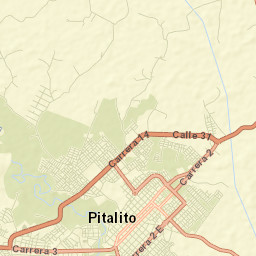 Pitalito Street Map