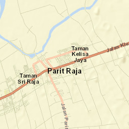 Parit Raja Street Map
