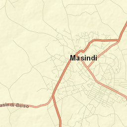 Masindi Street Map