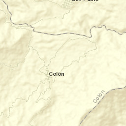 Colón Street Map