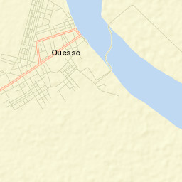 Ouésso Street Map