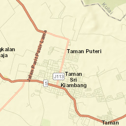Pekan Nenas Street Map