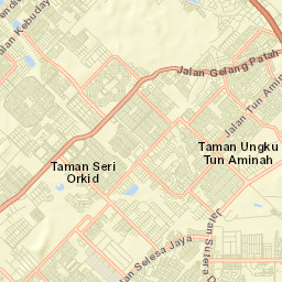 Skudai Street Map