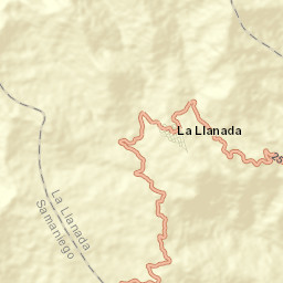 La Llanada Street Map