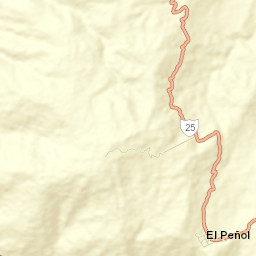 El Peñol Street Map