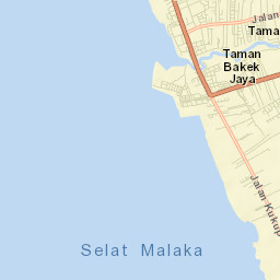 Pontian Kechil Street Map