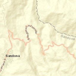 Sandoná Street Map