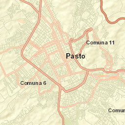 Puerres Street Map