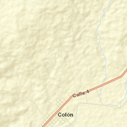 Colón Street Map