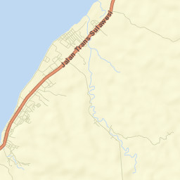 Kabupaten Minahasa Selatan Street Map
