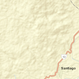 Santiago Street Map
