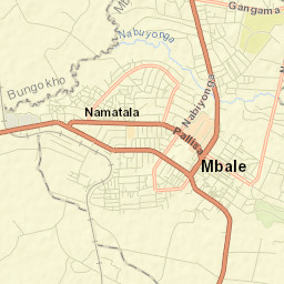 Mbale Street Map