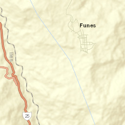 Funes Street Map