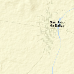 São João da Baliza Street Map