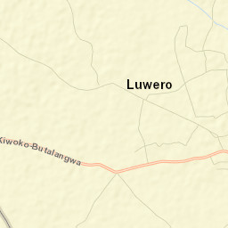 Luwero Street Map