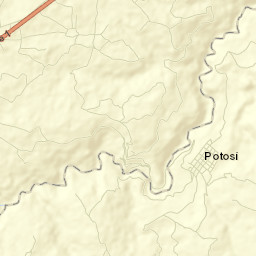 Potosí Street Map