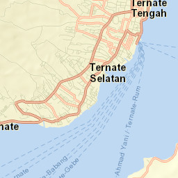 Ternate Street Map