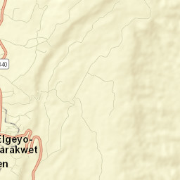 Iten Street Map