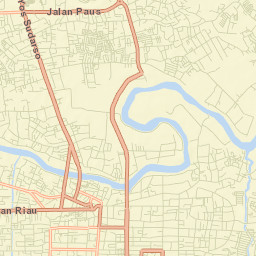 Kota Pekanbaru Street Map