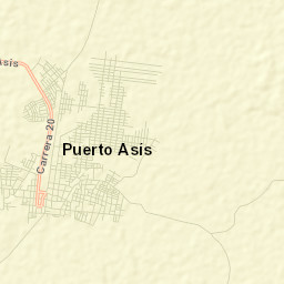 Puerto Asís Street Map
