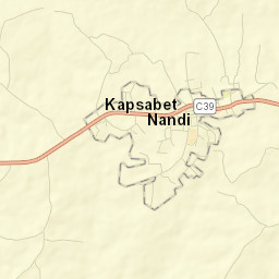 Kapsabet Street Map
