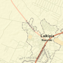 Nanyuki Street Map