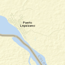 Puerto Leguízamo Street Map