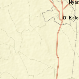 Ol Kalou Street Map