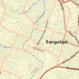 Sangolquí Street Map