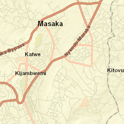 Masaka Street Map