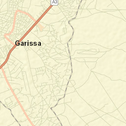 Garissa Street Map