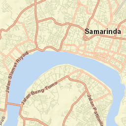 Samarinda Street Map