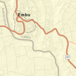 Embu Street Map