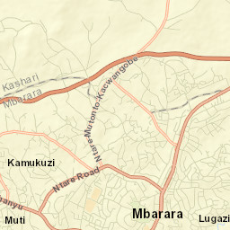 Mbarara Street Map