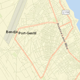 Port-Gentil Street Map