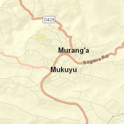 Murang’a Street Map