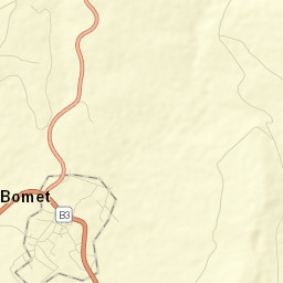 Sotik Post Street Map