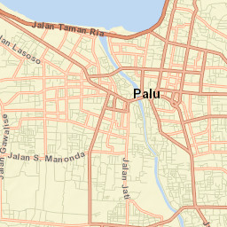 Palu Street Map