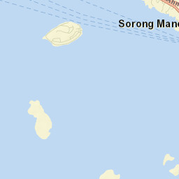 Sorong Street Map