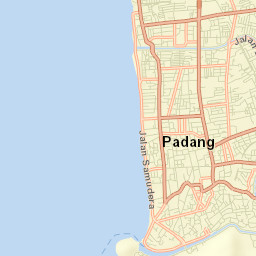 Padang Street Map