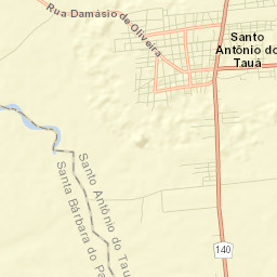 Santo Antônio do Tauá Street Map