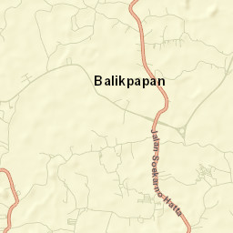 Kota Balikpapan Street Map