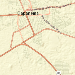 Capanema Street Map