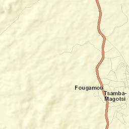 Fougamou Street Map