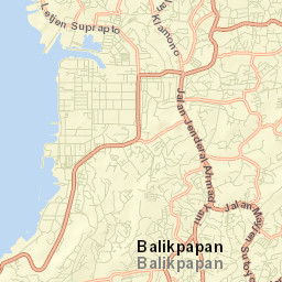 Balikpapan Street Map
